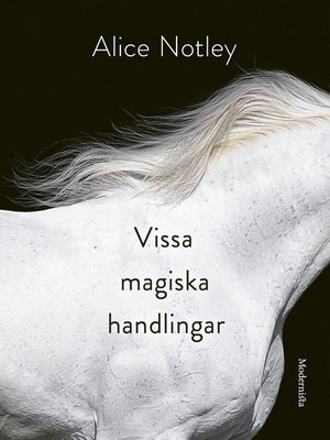 cover image of Vissa magiska handlingar